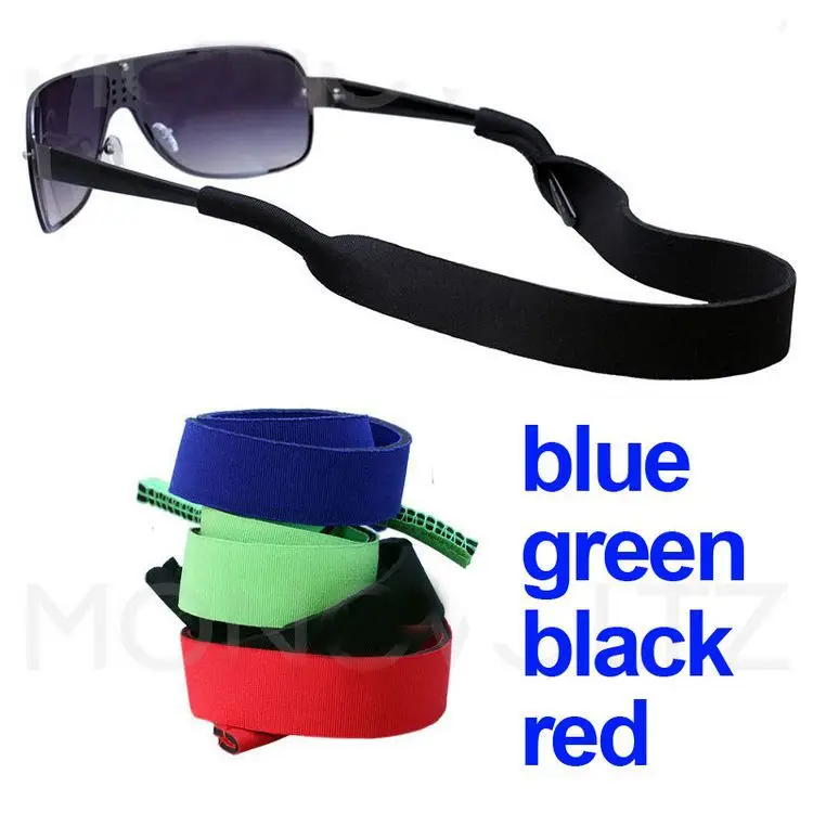 Neoprene Neck Strap Retainer Cord, Glasses, Chain, Lanyard String for Sunglasses, Eyeglasses, Free Shipping, 200Pcs Lot