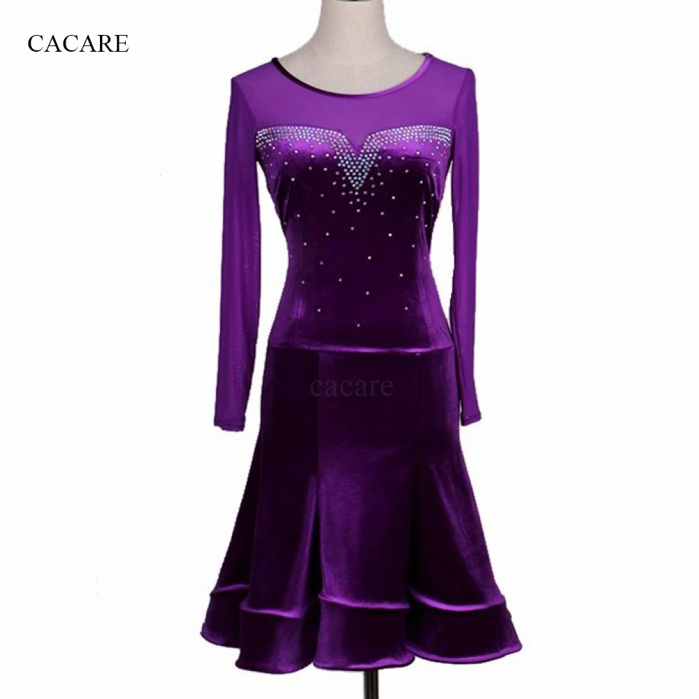 

CACARE Classic Suit Dance Latin Dress Women Girls Dancing Competition Dresses Salsa Samba Costumes D0208