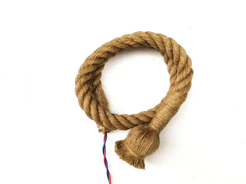 Vintage Rope Pendant Light Lamp Loft Creative Personality Industrial Retro Lamp Edison Bulb American Style For Living Room