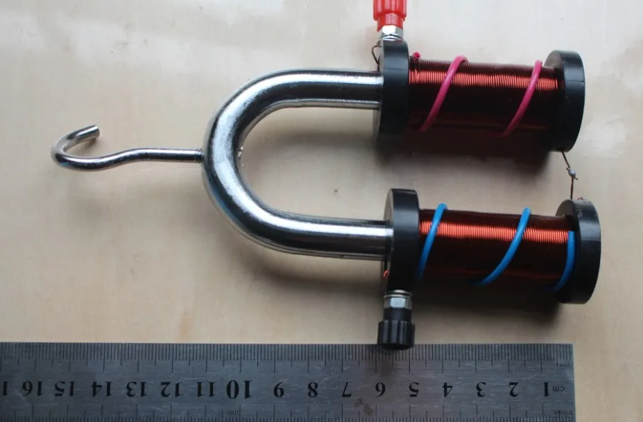

Horseshoe electromagnet Principle of Electromagnetic Crane Electrical equipment Experimental Physics