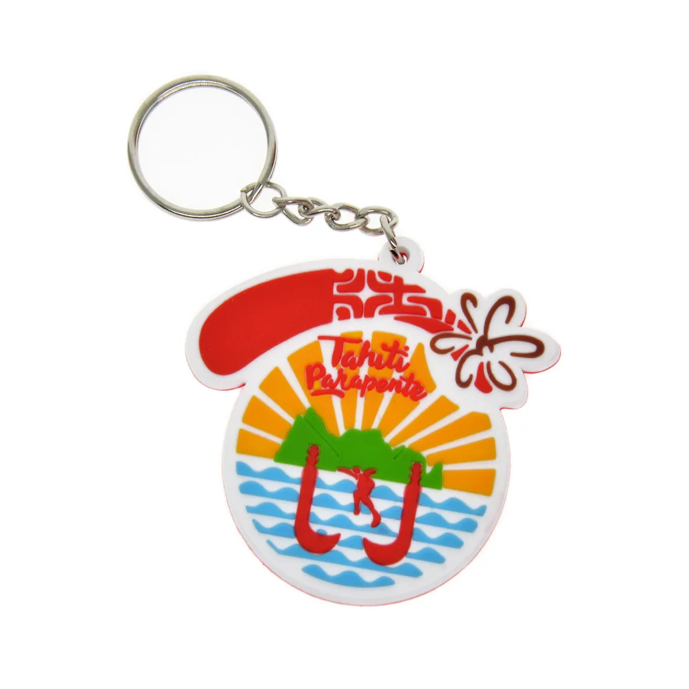 Individueller PVC-Schlüsselanhänger Langlebig und Leichtgewichtig Perfekt als Werbegeschenk – Detail 3