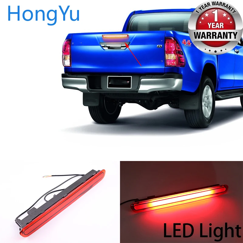 

LED rear tail lamp Rear brake lights warning lights for toyota hilux vigo revo 2015 - 2017 LED Rear Lamp and Strobe Brake Light