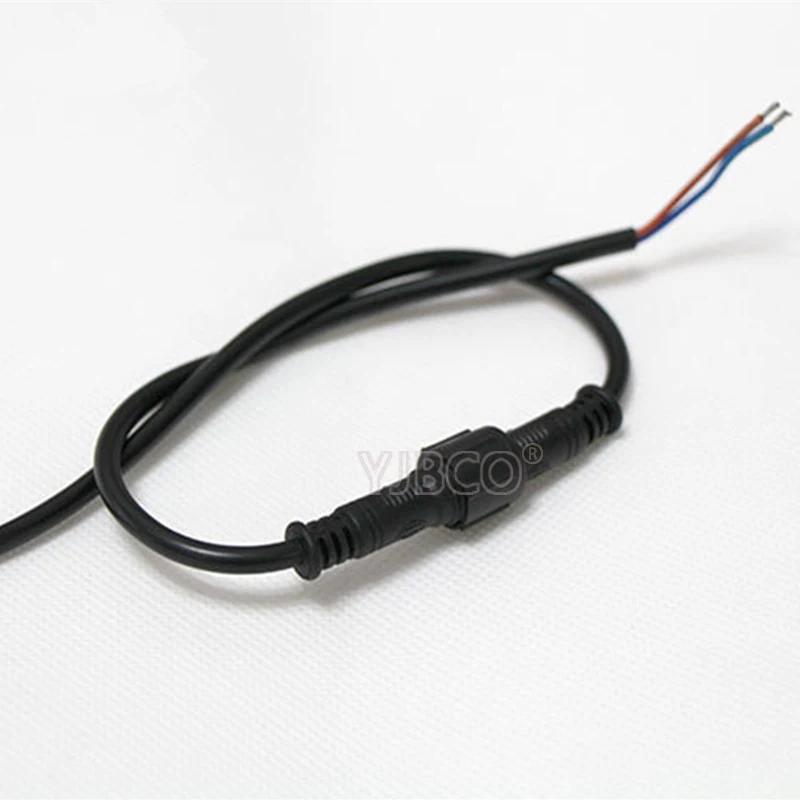 5 /10 pairs 2pin 3pin 4pin 5pin LED Connector Waterproof IP67 Male to Female Cable ​Total Length 40cm For LED Strips Light flood