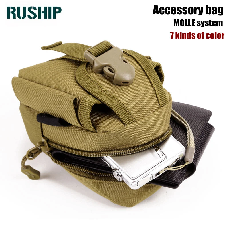 

Hot Men Small Bag MOLLE Small Pouch Camouflage Mini Phone Purse Bags Man Military Fanny Pack Waist Bag Utility Survival Ride Bag