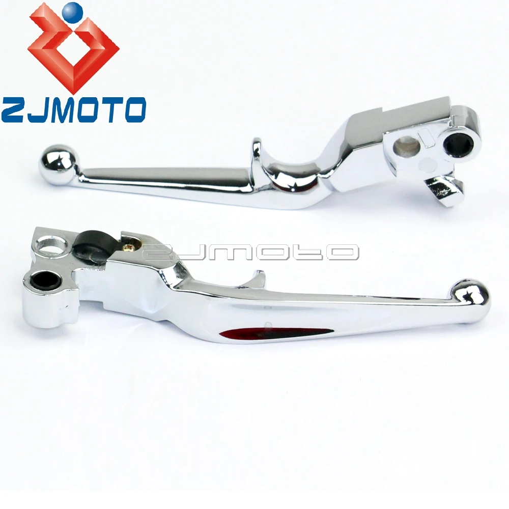 Motorcycle Brake Clutch Lever For Harley Sportster XL 883 1200 1996- 07 Dyna Wide Glide Street Bob 96-2010 Handlebar Hand Levers