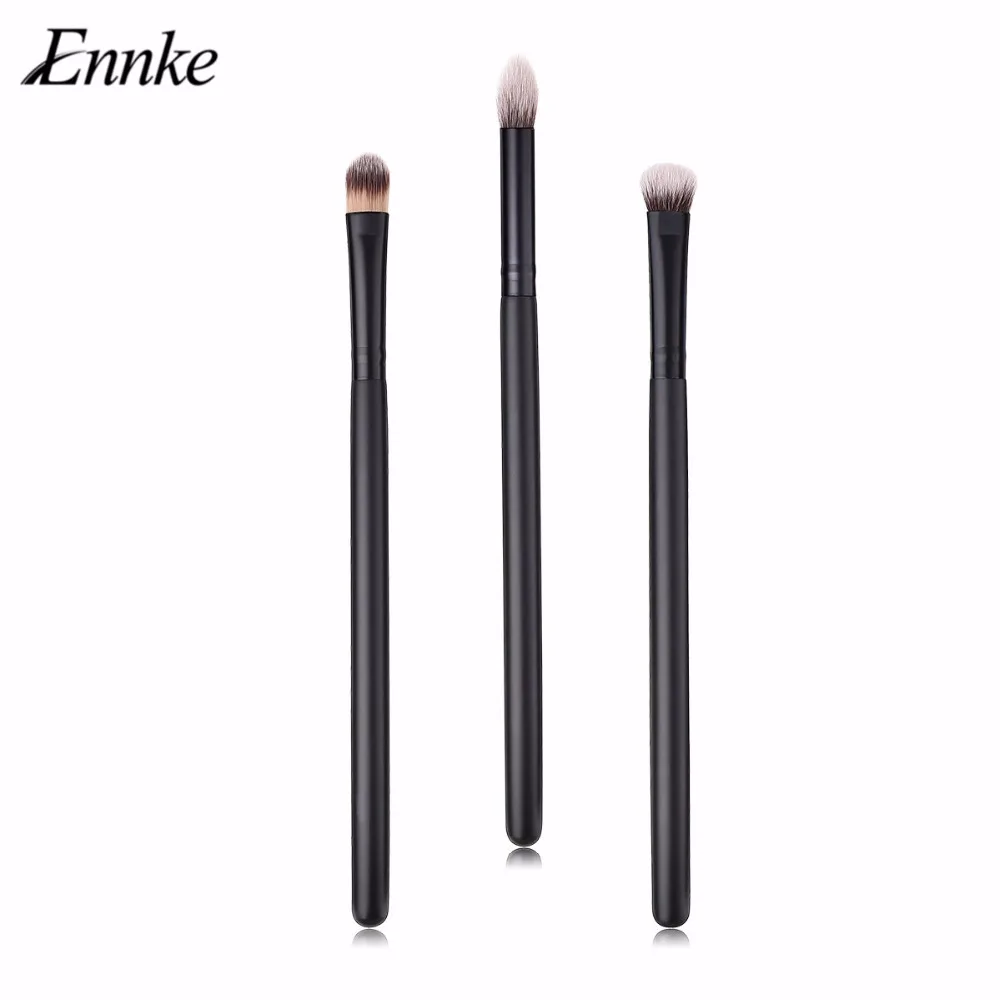 ENNKE Makeup Brushes 3 Pcs Professional Eye Use Brushes 18cm Eyeliner Eyebrow Eyeshadow Beauty Cosmetic Set Oogschaduw Kwasten