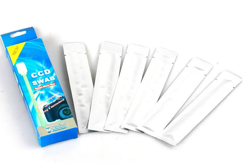 6PCS Package Wet Sensor Cleaner CMOS CCD SWAB for D-SLR,Filters, Optics lens,LCD FOR Camera Cleaning PAD CCD/CMOS SWAB: