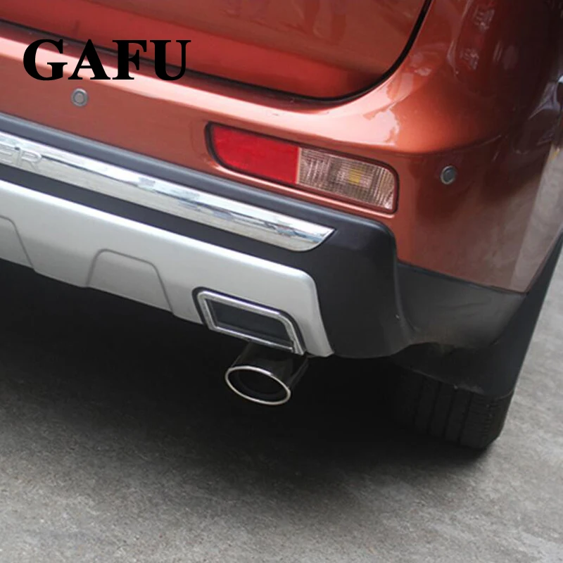 Stainless Steel Cover Decor For CRV CR-V 2012 2013 2014 2015 Exhaust Muffler Tips Rear Tail Pipe Tip Tailpipe End Trim