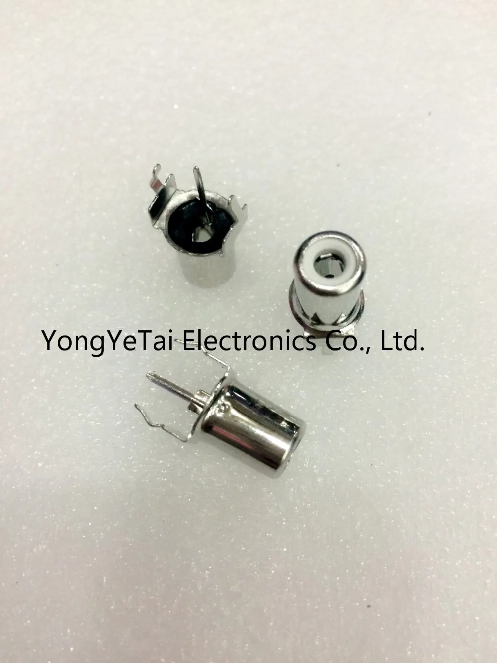 YYT AV with the core socket 2 RCA pin seat hole PCB solder receptacle lotus seat AV1-8.4-2B 180 degrees