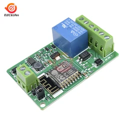 DC 12V 24V Relay Shield WiFi Board Wireless Module ESP8266 ESP-12F Network Relay module control Switch Output 220V 10A ESP12F