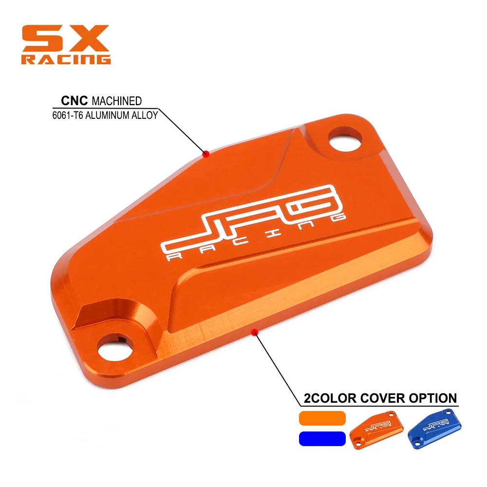 Motorcycle CNC Orange Brake Reservoir Cover Master Cylinder Cover For KTM SX65 SX85 XCW200 FREERIDE 250F 250R 350 E-SX XC SM