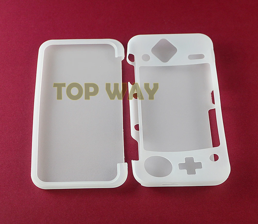 Funda protectora de silicona suave para Nintendo, carcasa inferior y superior para controlador 2DS XL/LL, novedad, 2DSXL, 2DSLL, 1 unidad