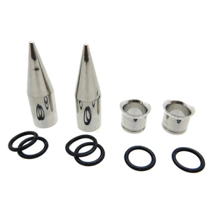 Bộ dụng cụ kéo dài tai bằng thép không gỉ, thon, phích cắm, ilhos, bộ mở rộng, xỏ khuyên cơ thể, 14g-00g, 36pcs mỗi lô 9 Băng bán hàng chính với trẻ em - 3