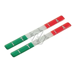 Calcomanías para tanque de motocicleta, pegatinas con bandera de Italia, funda para Aprilia RS4 RSV4 Ducati Monster Vespa para casco AGV