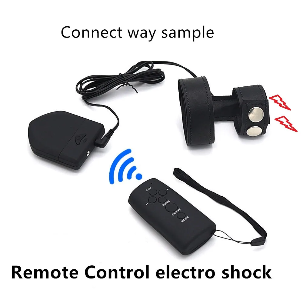 New hot DIY male 6 speed Electro shock remote control wireless accessory electric stimulation BDSM bondage sex toy for man