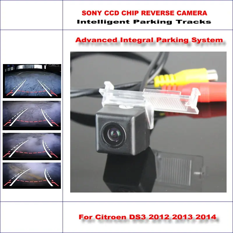 

For Citroen DS3 2012 2013 2014 Car Rear Parking Camera Vehicle Intelligent Tracks Backup Reverse Dynamic Guidance Tragectory CAM