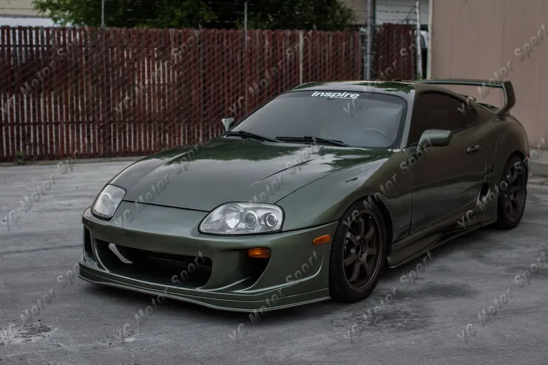 Car Accessories FRP Fiber Glass RDX Style Front Bumper Fit For 1993-1998 Supra MK4 JZA80 Front Bumper Cover