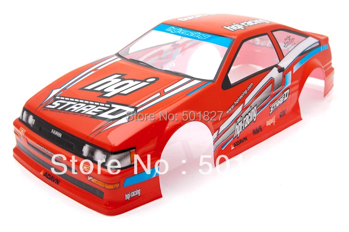 YUKALA rc parts shell body for 1/10 R/C Car PVC painted Body Shell 190mm Red