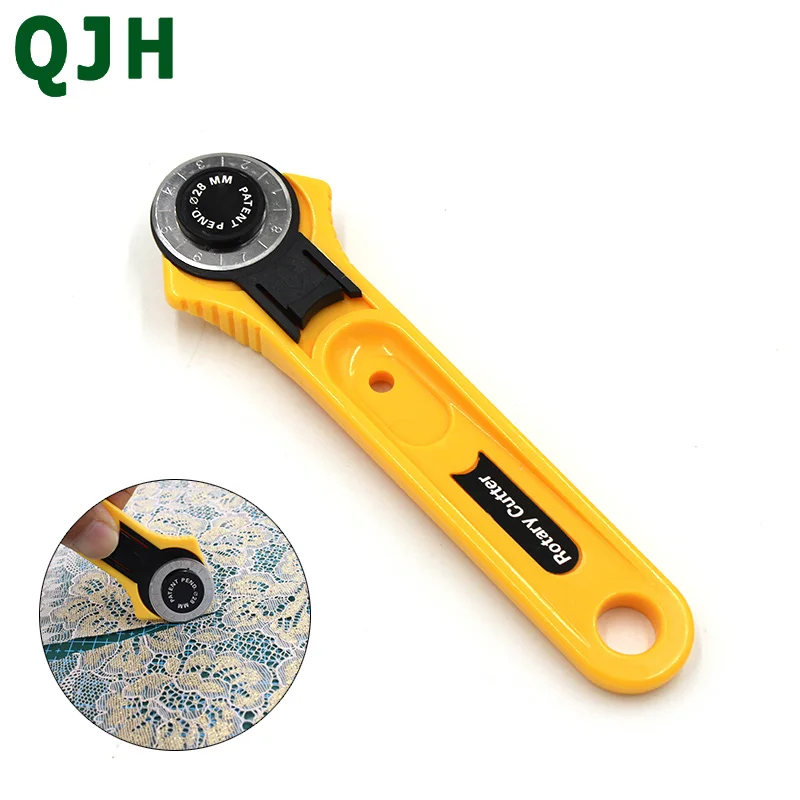 

28mm Rotary Cutter Premium Quilters Sewing Fabric Cutting Craft Tool Children's hand-cut safety knife