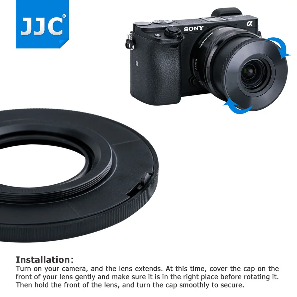 JJC カメラ用自動レンズキャップ for Sony SELP1650