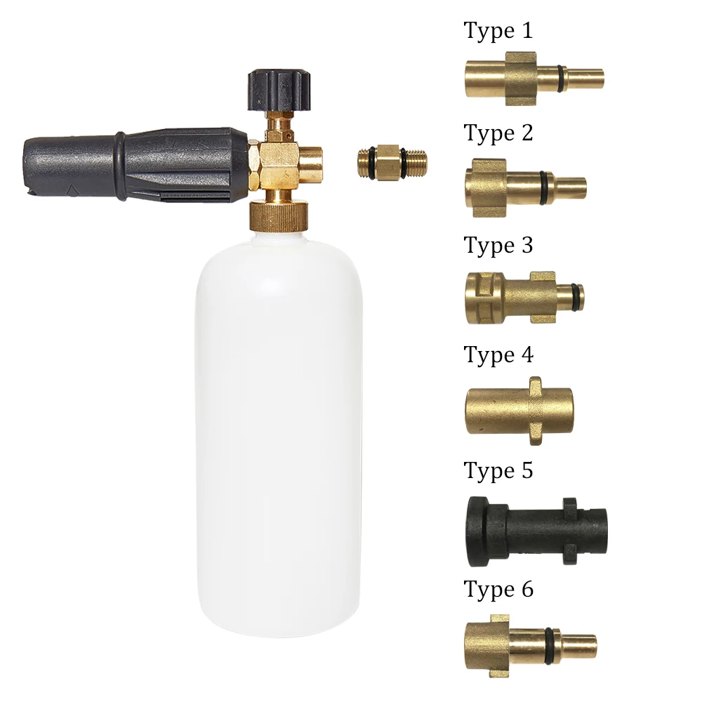 

High Pressure Washer For Karcher K-Series Snow Foam Lance, Foam Generator For Lavor, Foam Cannon With Adjustable Sprayer Nozzle