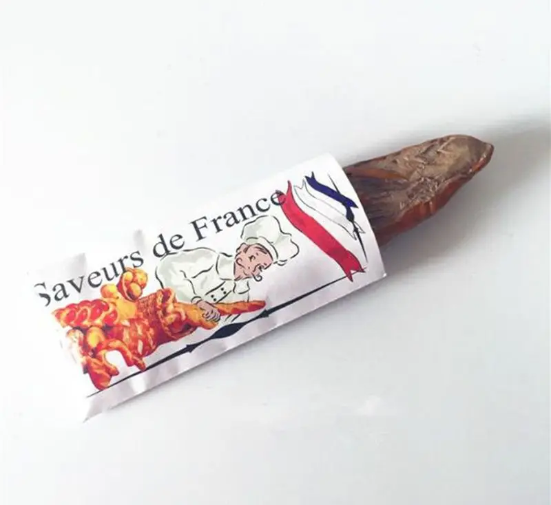 France Paper Bag Of Coarse Grains 3D Resin Fridge Magnets Tourist Souvenirs Refrigerator Magnetic Stickers Home Decortion