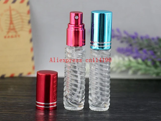 Brand new 200 cái/lốc 5 ml mini perfume bottle/clear glass spray chai/chai mỹ phẩm chai container