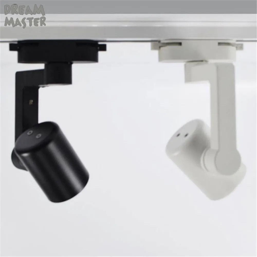 Schwarz weiß minimalistischen E27 Track Licht Halter Universal Stecker Richtung Verstellbare Schiene Lampe Mall Ausstellung Büro beleuchtung