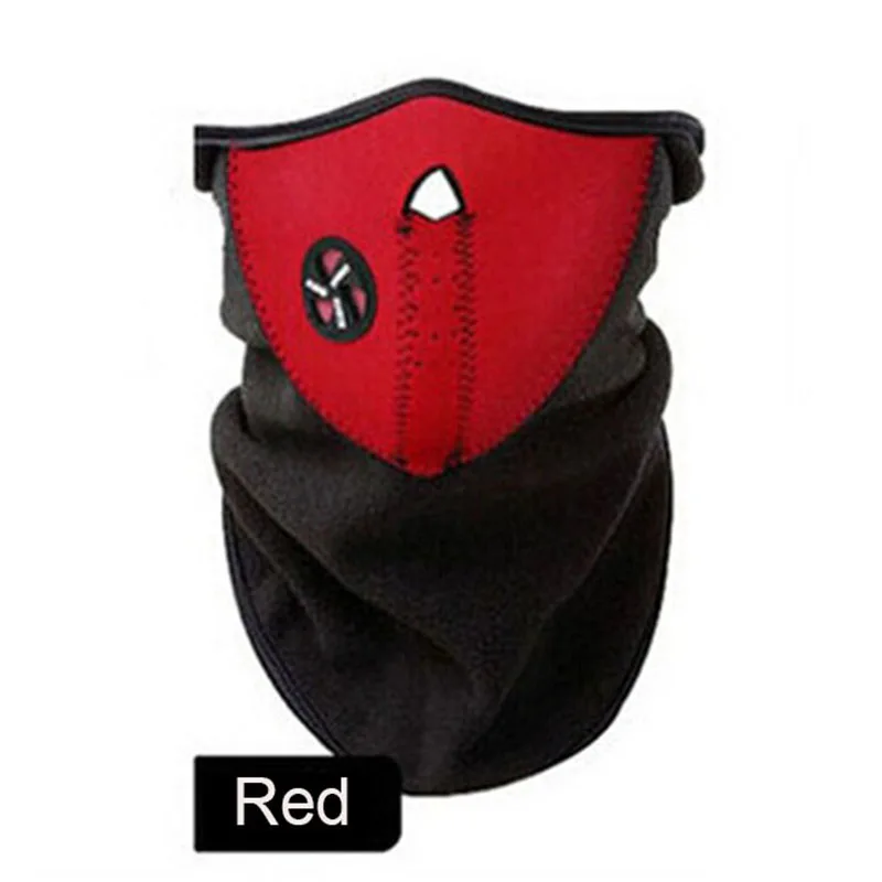 Winter Face Mask Neck Warmers Fleece Neoprene Face Mask Balaclava Motorcycle Cover Neck Scarf Half Face Mask