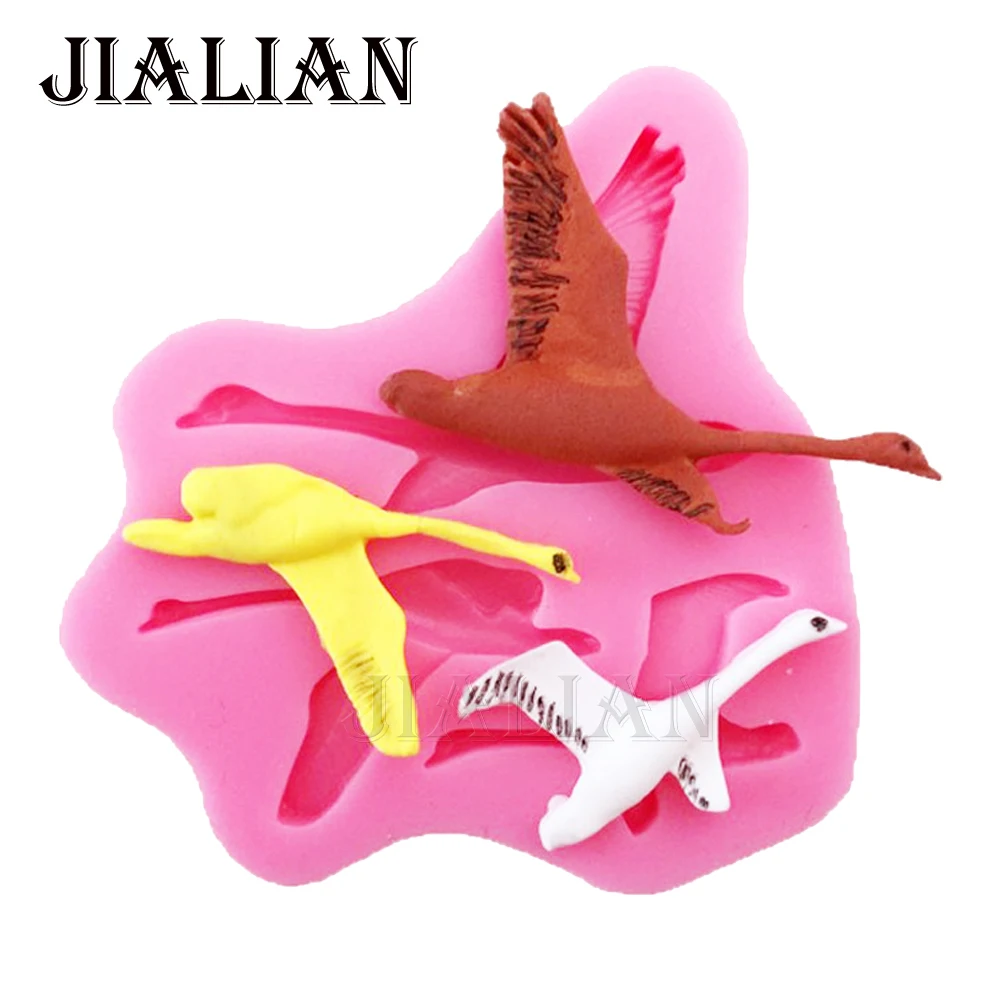 Dayan Flying birds silicone mold baking Candy Sugar Craft Jello Jellyfor cake Decorating Tools Silicone Soap Molds T0579