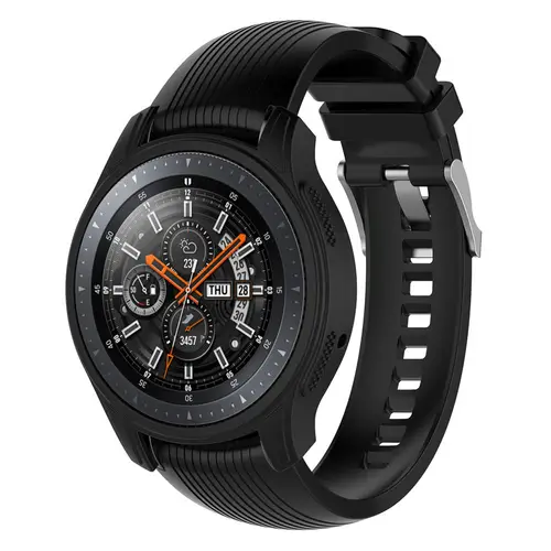 Imagen 2 del producto Funda protectora para reloj Samsung Galaxy Watch 46mm SM-R800 y Gear S3 Frontie piezas de esfera de reloj inteligente funda protectora