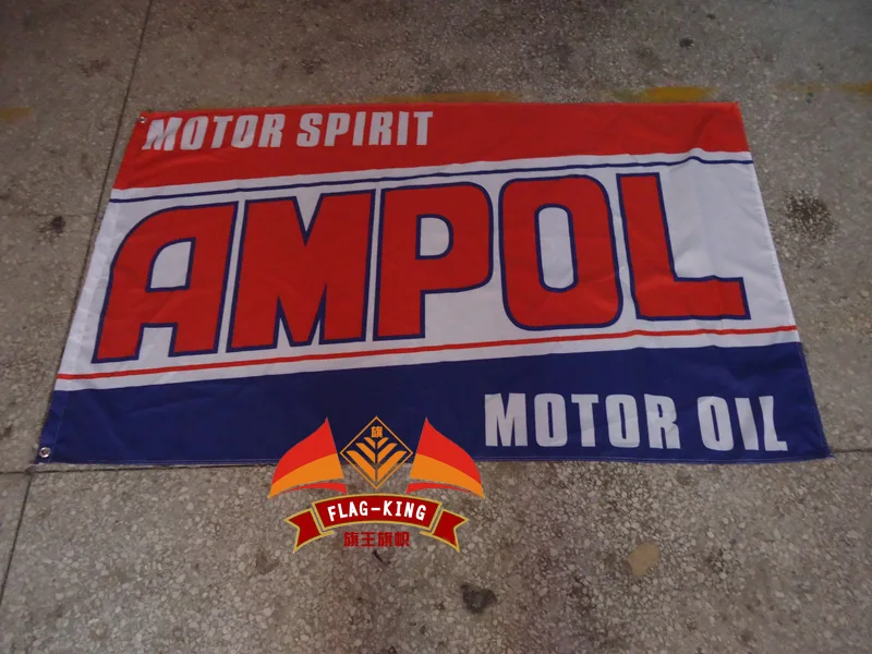 

for ampol flag,ampol banner,90*150CM polyster flagking brand flag