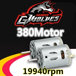 GWLOVES 380 Brushed Motor 19940RPM 7.2V For Rc Car 1/16 HSP Monster Truck&Short 28006 94186 94286 Wltoys Boat Airplane DIY toys