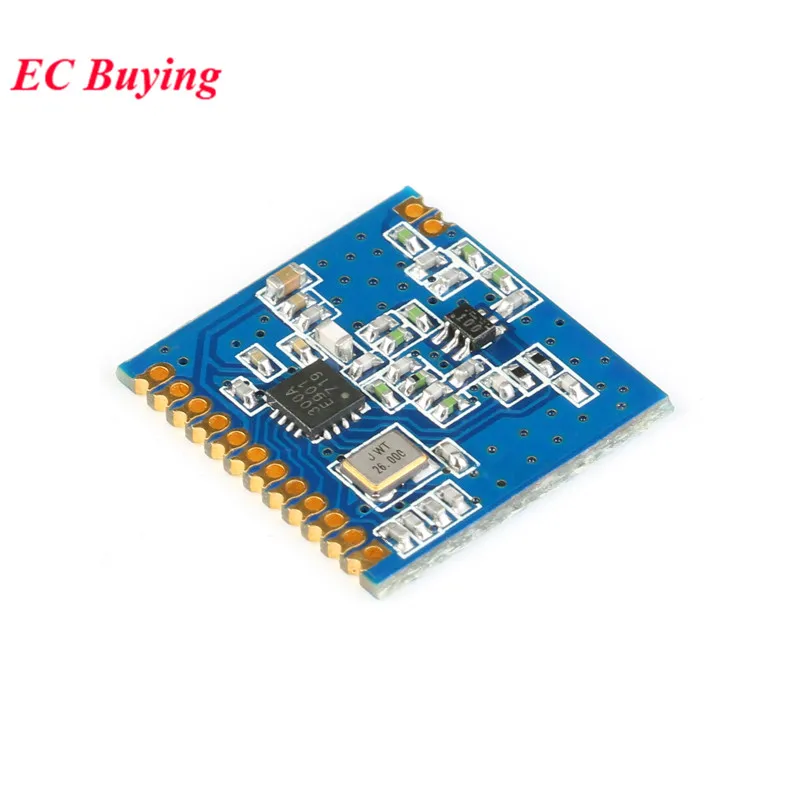 1-2Pcs CMT2300A SI4438/SI4432 433MHz GFSK LoRa Wireless Transceiver Module RF Transmitter Receiver Spring Antenna Distance 1000m