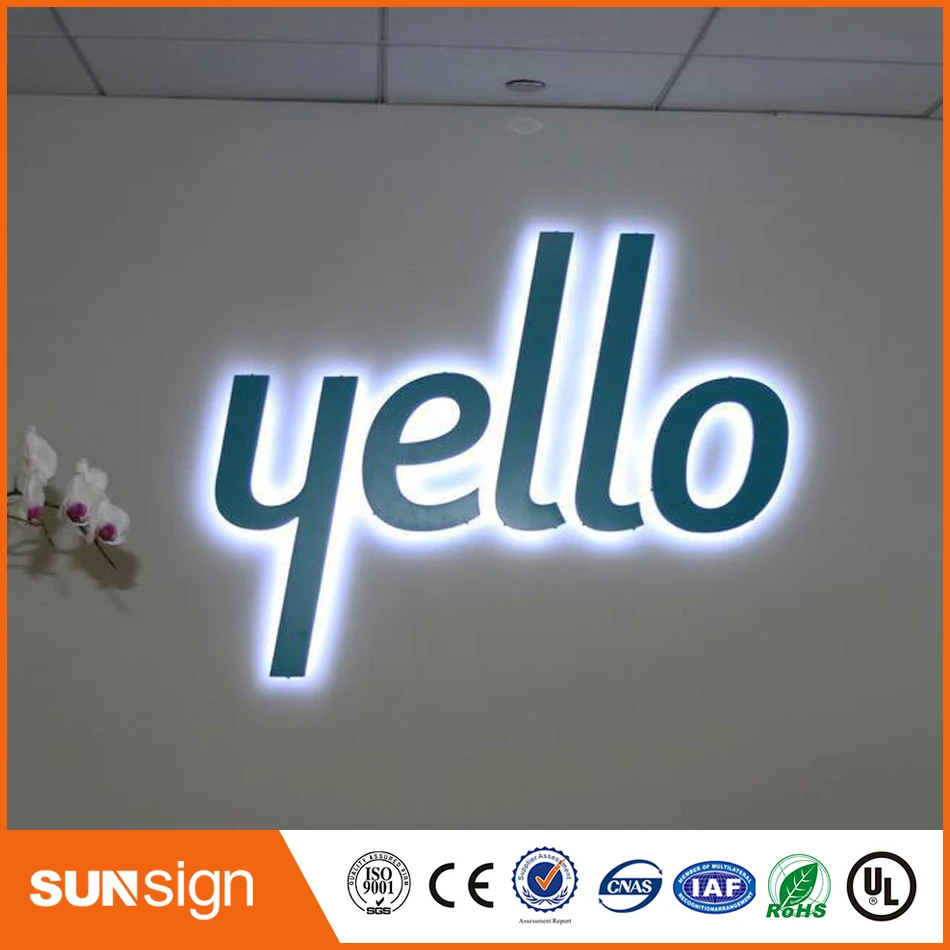 3D illuminated letters signs for Advertising