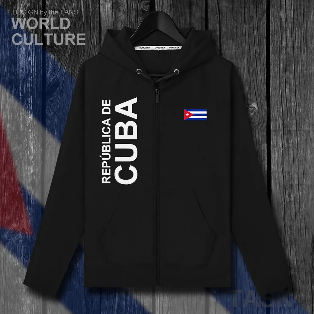 Cuba Cuban CU CUB mens sweatshirt hoodies winter zipper cardigan jerseys coats men jackets clothes nation tracksuit fashion 2018