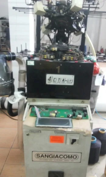 Sangiacomo-آلة الجوارب SCS -2000 ، تستخدم شاشة LCD أصلية