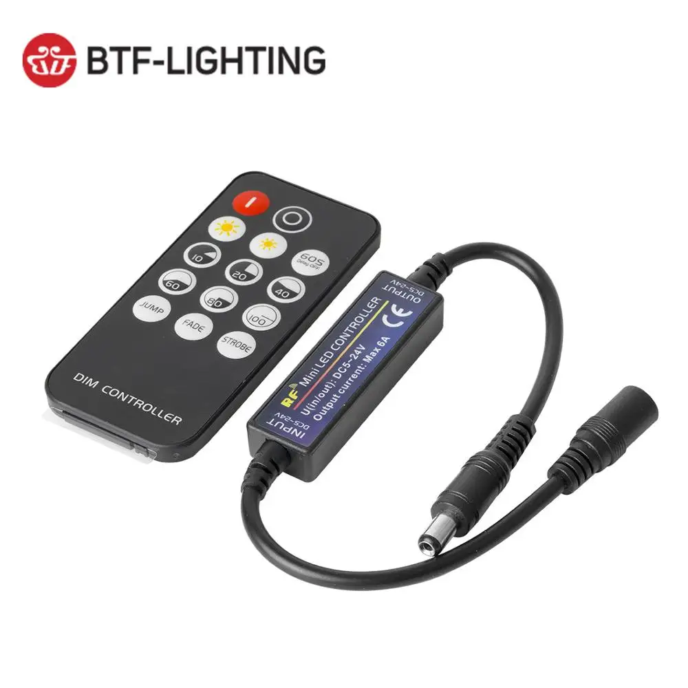 RF14 17 21 28 Keys LED Light Strip Controller for 5050 DIM RGB RGBW RGBCCT 4pin 5pin 6pin LED Lights Tape Controller DC5-24V