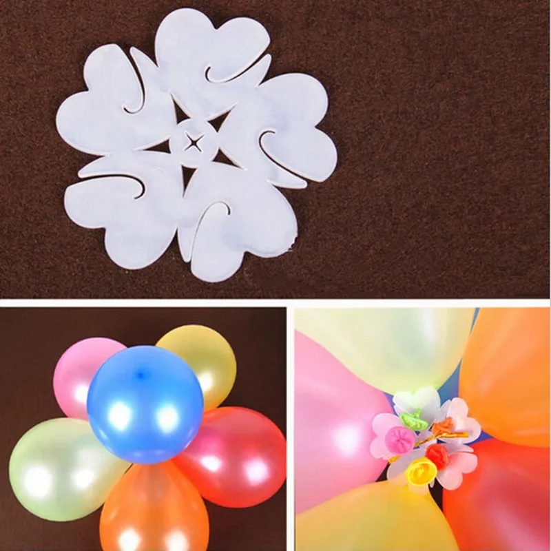 

25pcs/lot Balloon Seal Clip Multi Balloon Sticks Balloon Accessories Plum Flower Clip Practical Convenient Balloon Sealing Clamp