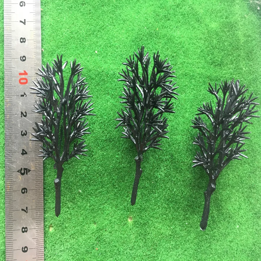 50pcs 8cm Models Trees Architecture Model Making Trees Arm For Train Railway Scenery Layout