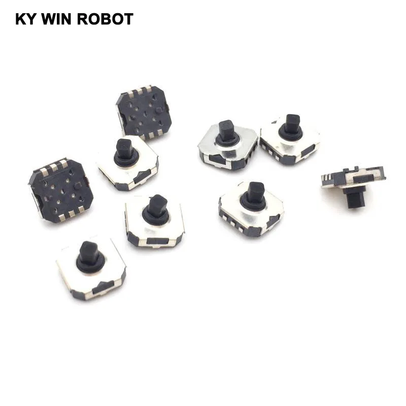 ALPS SKRHABE010-Joli tactile SMD à 5 voies, 10 pièces/lot, bouton-poussoir, joystick multi 7x7,7x7x5mm, pratique pour téléphone numérique c