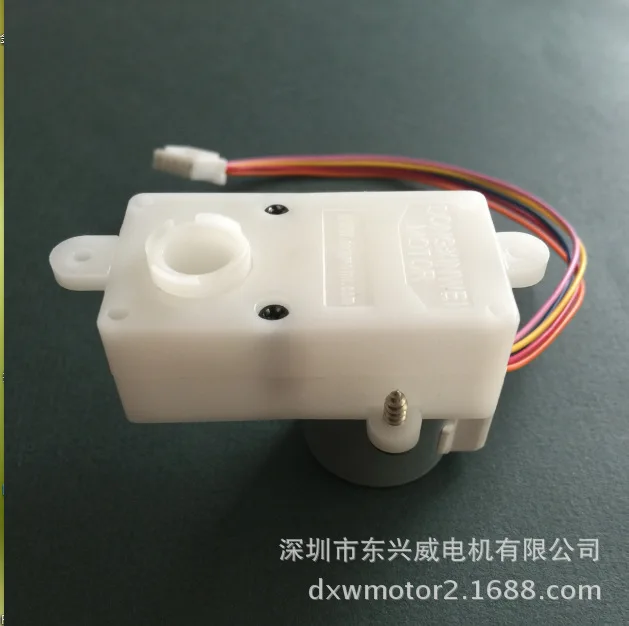 Plastic gear box with single hole stepper motors, gear motor brushless motor motor laser light sewing tools