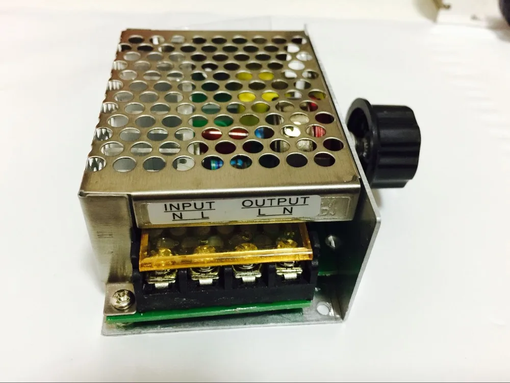 4000 W 220 V Ajuste Controle de Velocidade Fare Motore SCR Voltage Regulator Dimmer Termostato