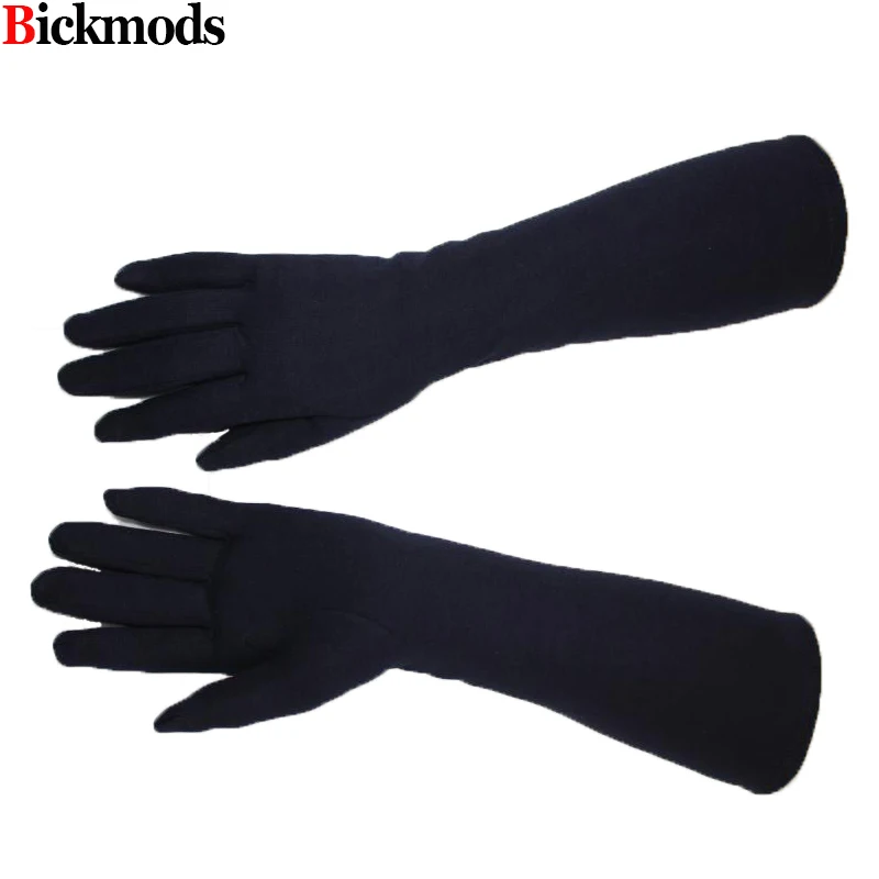 Cotton Knit Warm Gloves Women\'s Sunscreen Elasticity 38cm Long Fashion Simple Autumn and Winter Windproof Sleeves