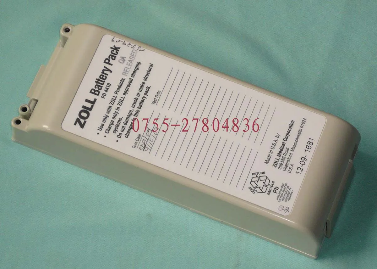 

Zoll defibrillator battery pd4410