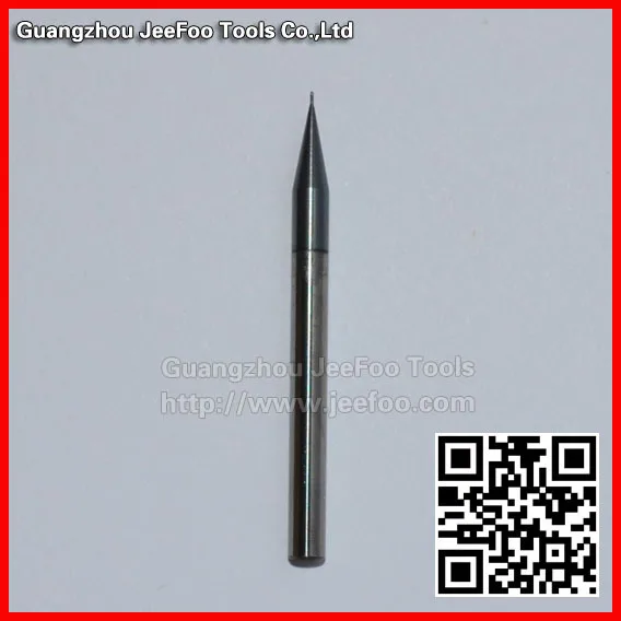 

MC-2F-R0.2*4*50L TWO SPIRAL/FOUR SPIRAL FLUTE END MILLS for Glasses lens/Tungsten Drill Bits Lens Drill Bits For Lens Drill