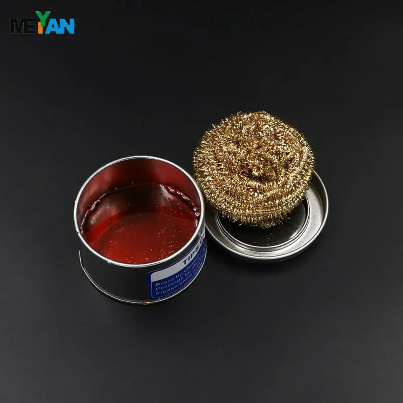 YIHUA-08C Soldering iron cleaner rosin Welding tools With high quality solder tip steel wire clean ball