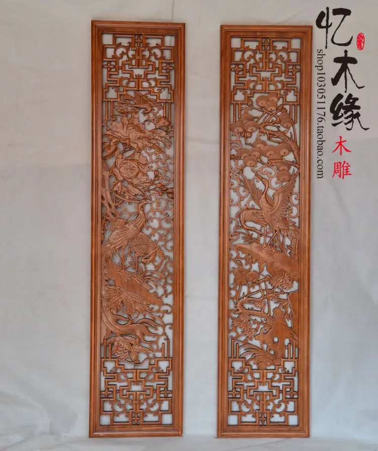 

Woodcarving background partition, Chinese antique living room, television, film and television wall decoration, solid wood hollo