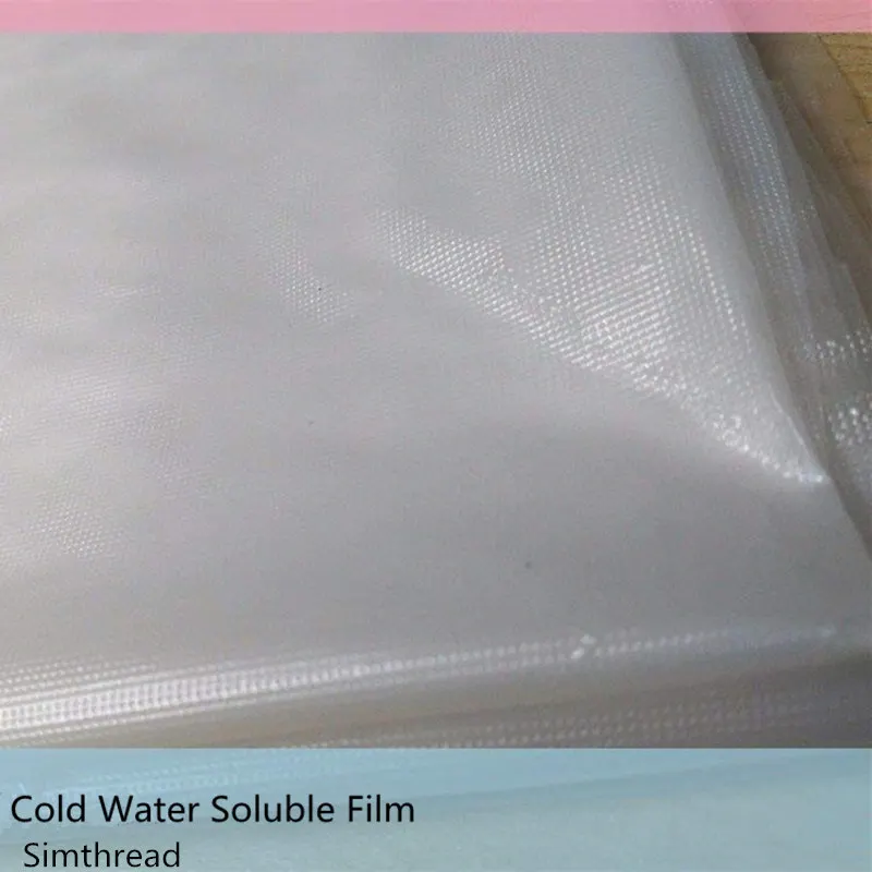 35um Transparent Cold Water Soluble Film Embroidery Backing Embroidery Stabilizer & Topping 100CM AA8506