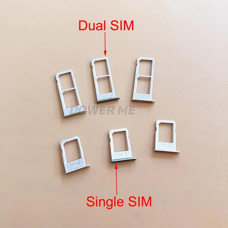 Dower Me OEM SIM Card Tray Holder Slot For Samsung Galaxy S6 Edge Plus G928 Edge+ Single Dual Replacement Part